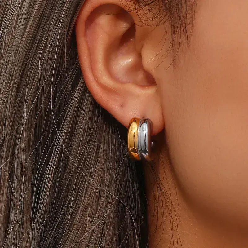 Double Cirkel Earrings