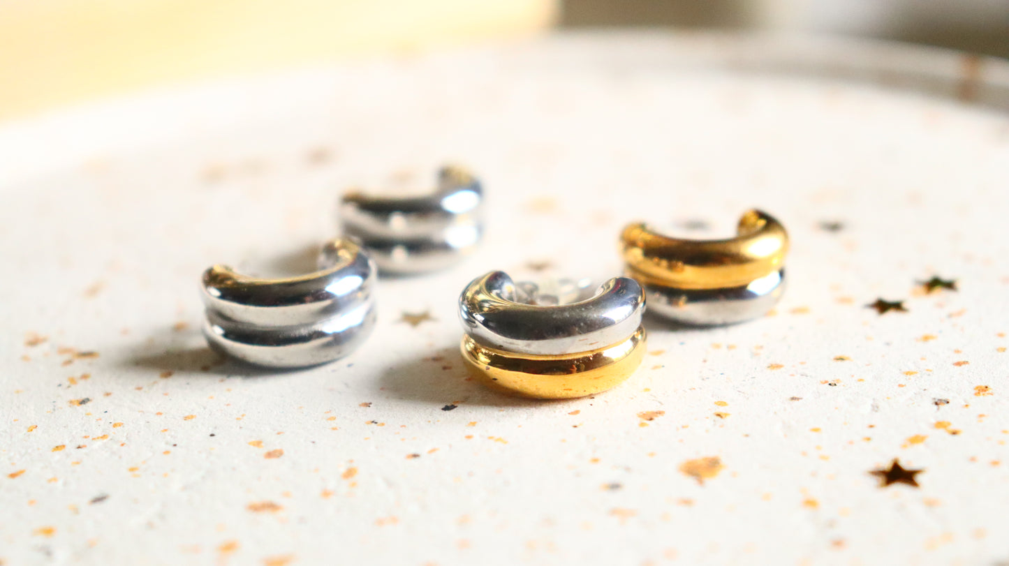 Double Cirkel Earrings