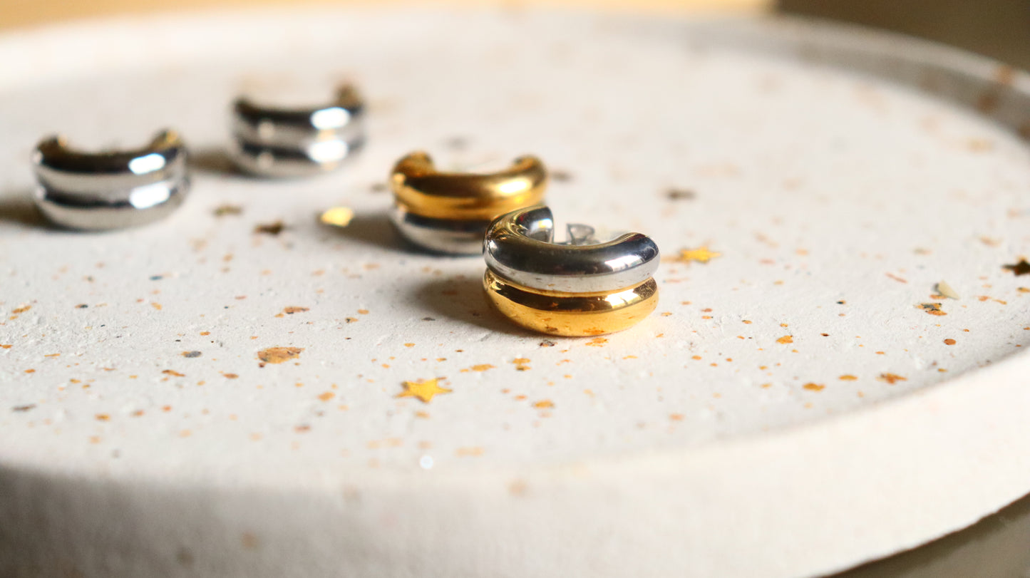 Double Cirkel Earrings