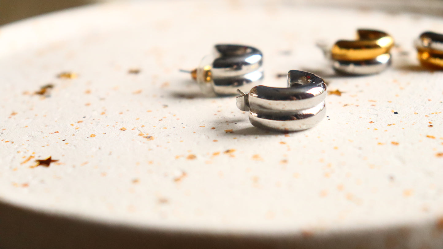 Double Cirkel Earrings