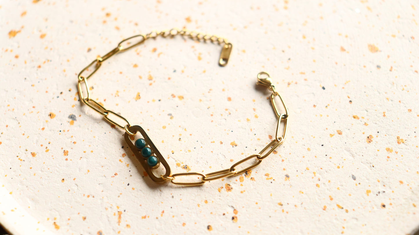 Natural Green Bracelet