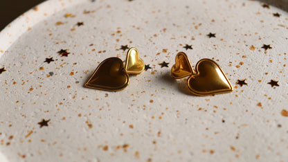 Double Hearts Earrings
