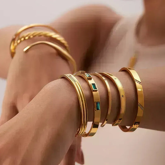 Rectangled Gold Bracelet